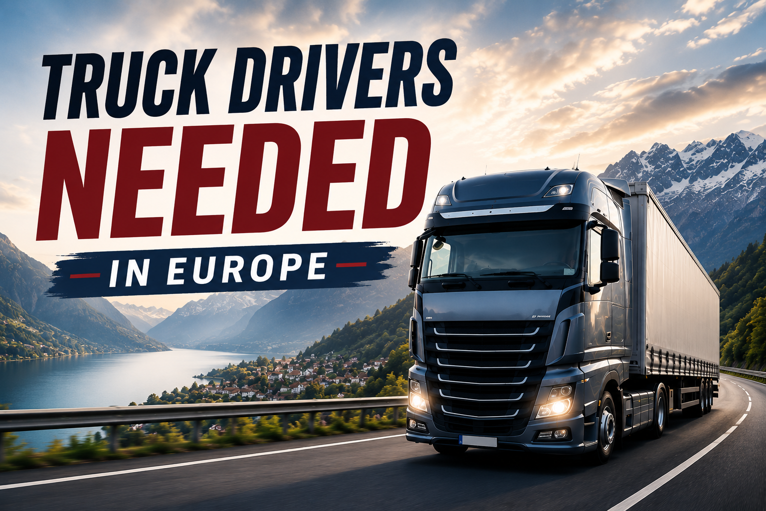 TRUCK DRIVERS NEEDED IN EUROPE Partners recruitment consult